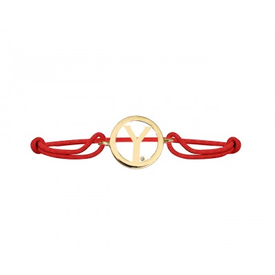 Alphabet Y Gold Bracelet